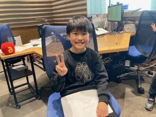 総社市立常盤小学校新4年生材木理仁さん