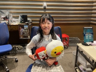 岡山市立雄神小学校新小学5年生小橋采果さん