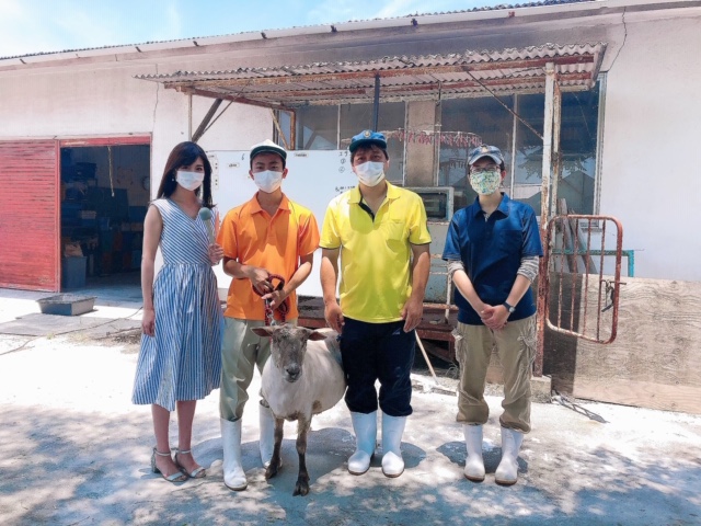 岡山県立興陽高校農業科の方たちと