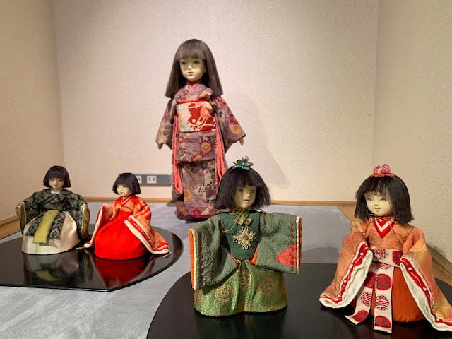 日本人形の展示