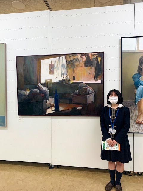 大道さんと絵画作品