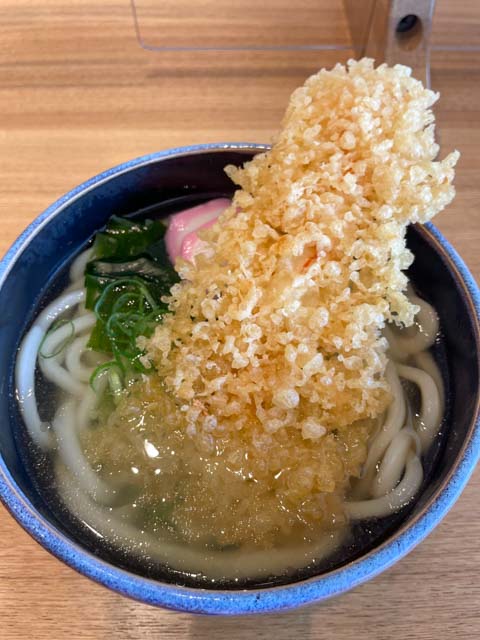 名物の海老天うどん