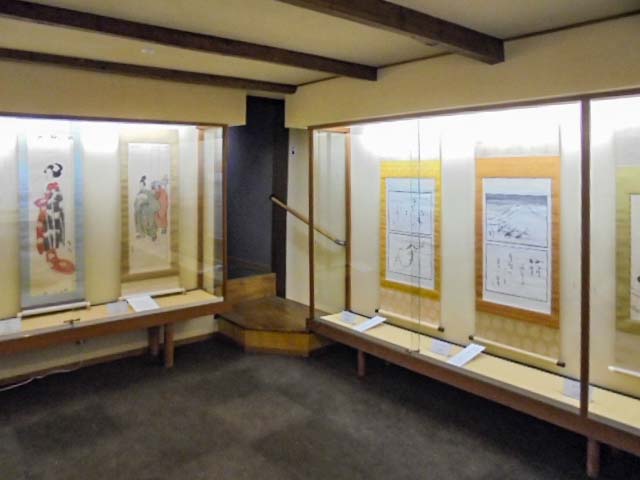 『夢二生家の冬』展示の様子②