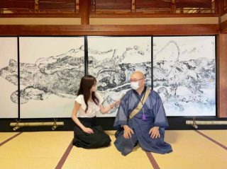 一筆一筆に祈りを込めた、八大龍王尊「雲龍図」特別公開中の最上稲荷山妙教寺大客殿（岡山市北区）へ行ってきました！