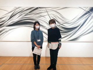 高梁市成羽にて、2人の現代アーティストの個展が同時開催されている、高梁市成羽美術館へ行ってきました！