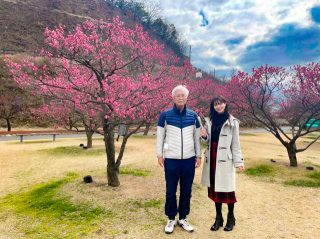 今日は寒紅梅が見頃を迎えている神崎緑地公園＆ただいま西大寺ファンタジー2023が開催中！JR西大寺駅へ♪