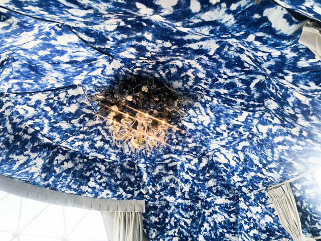 ドームテント『藍』　内面
