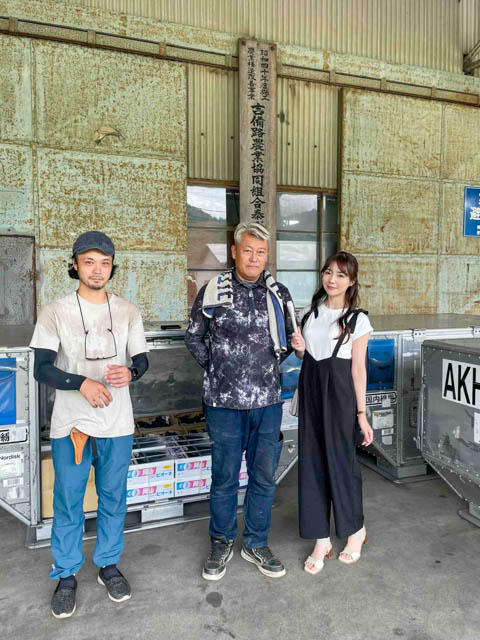 副組合長の佐山さんと新規就農者の植松さん