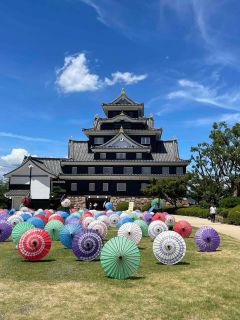 ただいま夏の烏城灯源郷が開催中！夏のイベント盛りだくさん！お城縁日など夏休み企画が目白押しの、岡山城へ行ってきました！