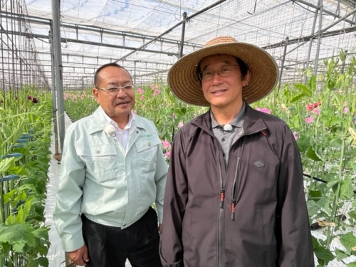 小野充常務理事と木下さん