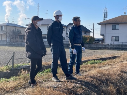 片岡さんと従業員
