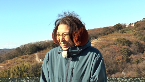 キャベツ生産者の藤原由果さん