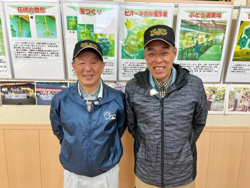 中山正己部会長と元田代表監事