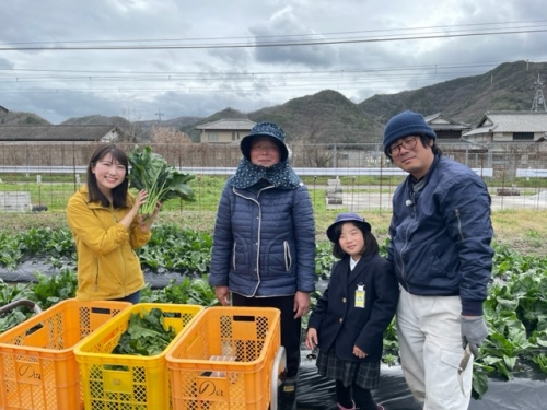 野島さん家族と古米さん