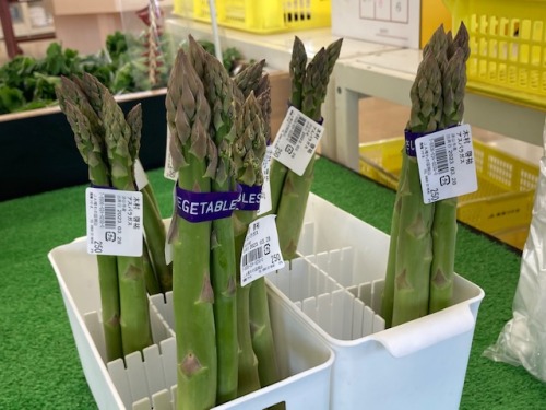 燦燦つやまで販売されているアスパラガス