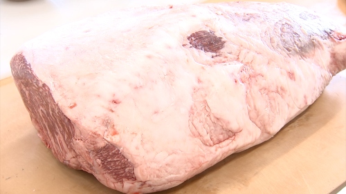 干し肉に使われているつやま和牛