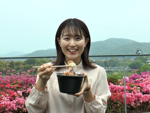 試食中