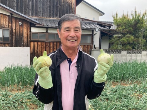 玉島北直売所出荷者の会の今城新吾副会長