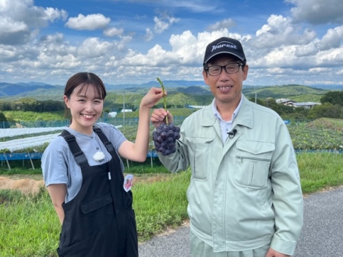 山本吉備中央町長と難波さん