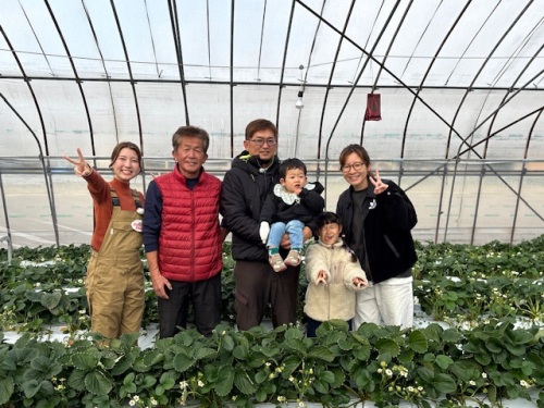 古米リポーターと三宅さんご家族