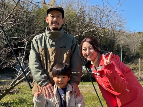 今井さん親子と古米リポーター