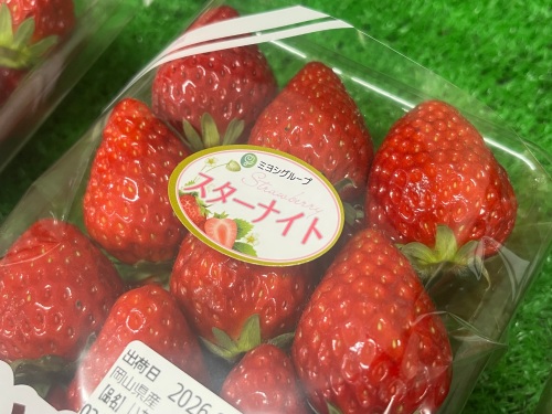 真っ赤なイチゴが♪