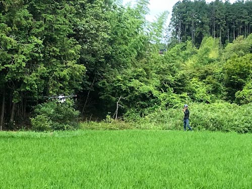畑と柚野さん 畑と柚野さん