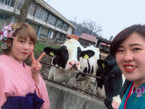 卒業式の写真　谷口さん