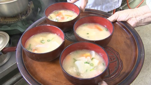 手作りのお味噌汁