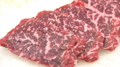 千屋牛の切り身