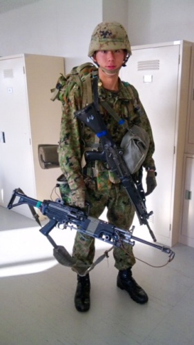 自衛官時代の坂口さん