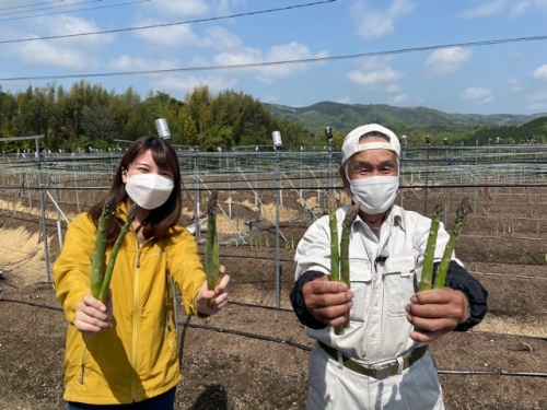 中本さんと古米リポーター
