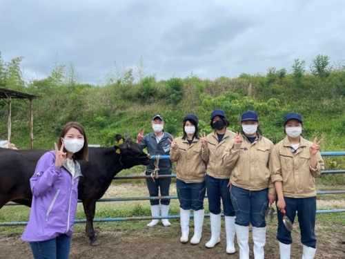 瀬戸南高校 生物生産科のみなさんと古米さん
