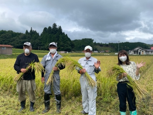 長久地区の米農家のみなさんと古米さん