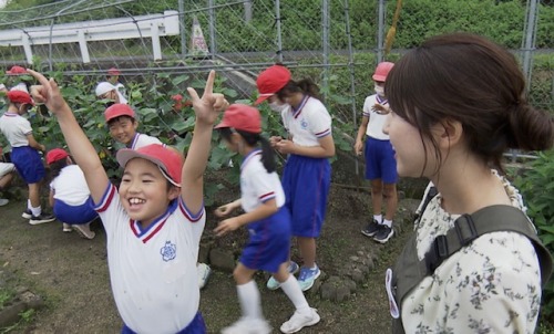 弓削小学校の3年生と4年生