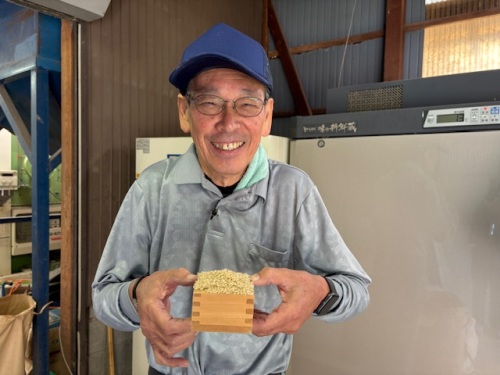 里庄町で米作りをしている、 遠藤 和宏さん