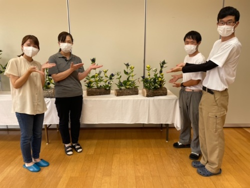健康の森学園の利用者のみなさんと