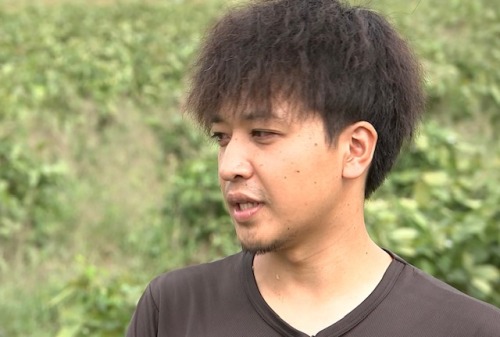 きしもと農園の栁田尚輝さん