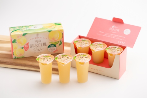 飲む岡山清水白桃ジュレ(3本入り×2セット)