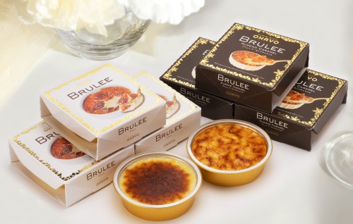 オハヨー乳業『BRULEE GIFT』<br>ブリュレ4個　ブリュレアーモンドキャラメル4個　計8個