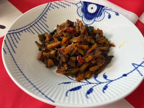 カボチャのきんぴら