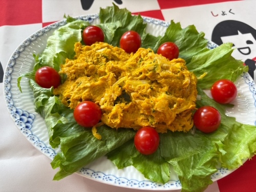 カボチャのサラダ