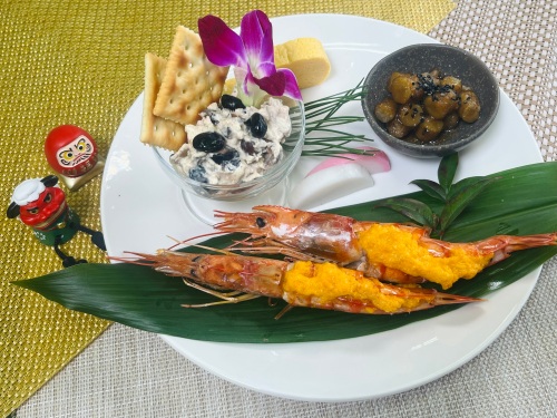 黒豆のクリームチーズ和え