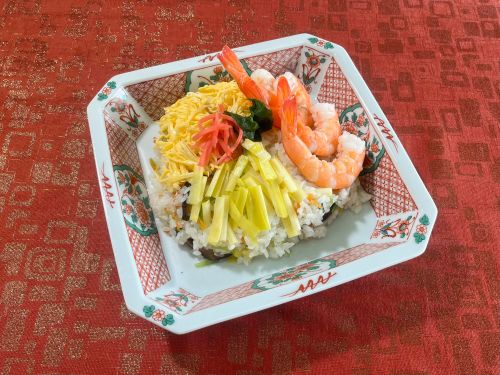 栄養満点料理　黄ニラのかんたんちらし寿司