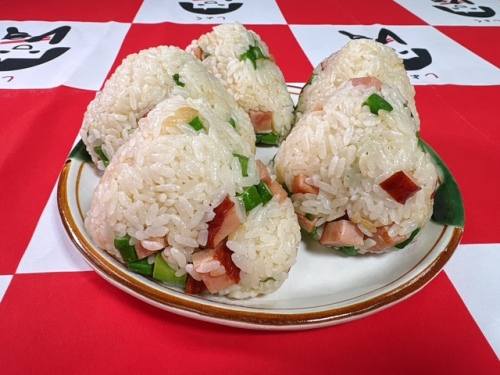 アスパラおにぎり