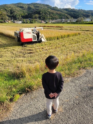 3歳の孫が監督 | 久米南町 波平さん