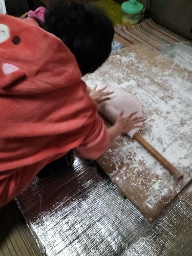 長女の年明け饂飩挑戦 | 新見市　松ちゃんさん