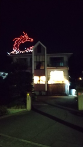 龍のイルミネーション | 倉敷市　おっきょねえさん
