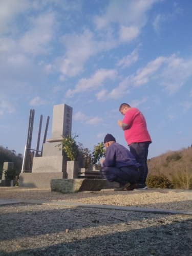 お彼岸参り | 新見市 宮本さん