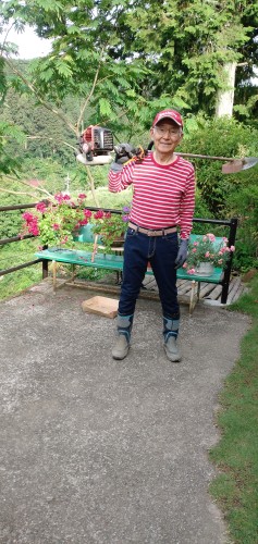 イノシシよけに!? | 高梁市 常松さん
